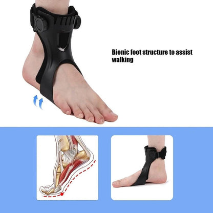AFO Drop Foot Brace Leaf Spring Ankle Foot Orthosis Support Splint