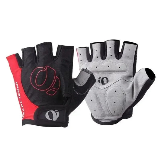 1Pair Gel Half Finger Road Bike Gloves Anti-Slip Anti-Sweat Shockproof Cycling