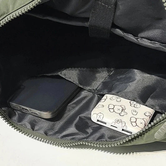 Multi Pocket Messenger Bag Crossbody Shoulder Travel Sports Casual Unisex