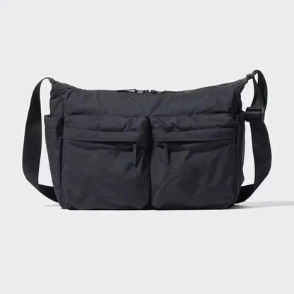 Multi Pocket Messenger Bag Crossbody Shoulder Travel Sports Casual Unisex