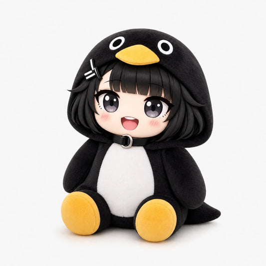 New Gugu-Gaga Plush Doll 25cm Penguin Gugugaga Plush Hot Meme Peripheral