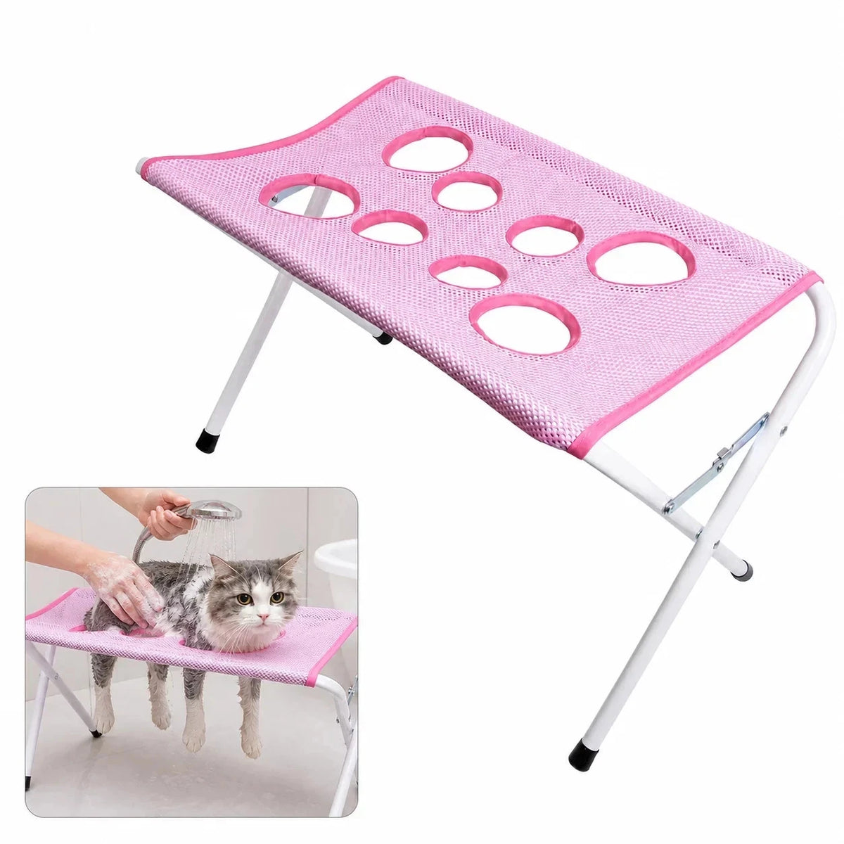 Pet Grooming Hammock with Stand
