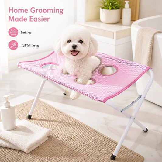 Pet Grooming Hammock with Stand