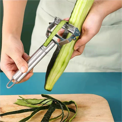 Stainless Steel Vegetable Peeler Julienne Slicer Kitchen Tool for Fruit & Potato